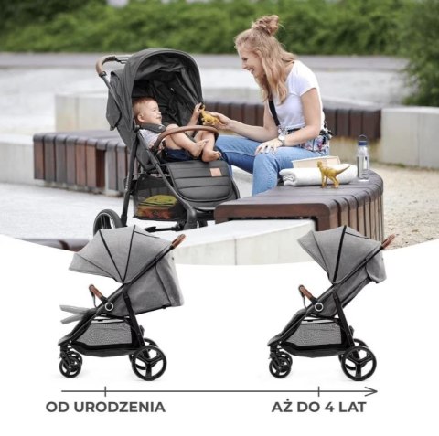 Wózek spacerowy GRANDE PLUS GREY Kinderkraft Wózek spacerowy GRANDE PLUS GREY Kinderkraft