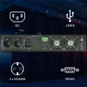 Zasilacz awaryjny UPS do RACK | 2kVA | 2000W | Power Factor 1.0| LCD | On-line Qoltec