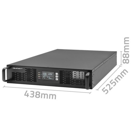 Zasilacz awaryjny UPS do RACK | 2kVA | 2000W | Power Factor 1.0| LCD | On-line Qoltec Zasilacz awaryjny UPS do RACK | 2kVA | 2000W | Power Factor 1.0| LCD | On-line Qoltec