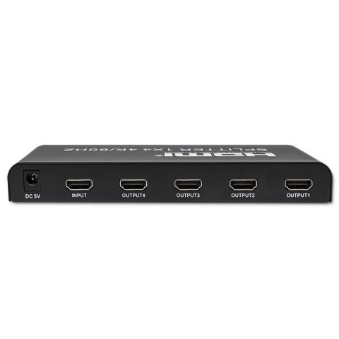 Aktywny rozdzielacz Splitter 4 x HDMI 4K x 2K | 6Gb/s | 60Hz Qoltec