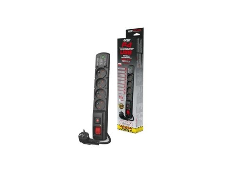 Listwa zasilająca ACAR F4 USB A+C 1.5m 4X PD3.0 Acar Listwa zasilająca ACAR F4 USB A+C 1.5m 4X PD3.0 Acar