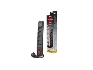 Listwa zasilajÄca F4 USB A+C 5M 4X 230V PD3.0 QC Czarna