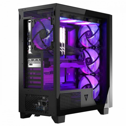 Obudowa komputerowa Volcano Perun Apex ARGB Midi czarna MODECOM Obudowa komputerowa Volcano Perun Apex ARGB Midi czarna MODECOM