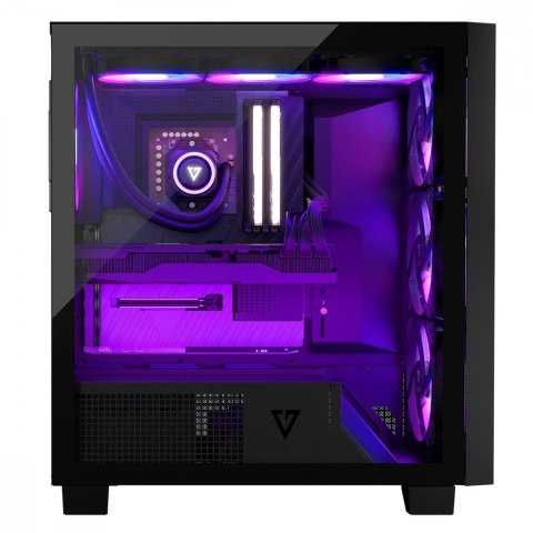 Obudowa komputerowa Volcano Perun Apex ARGB Midi czarna MODECOM Obudowa komputerowa Volcano Perun Apex ARGB Midi czarna MODECOM