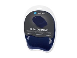 Podkładka ergonomiczna CHIPMUNK Memory Foam 230X200 granatowa Natec
