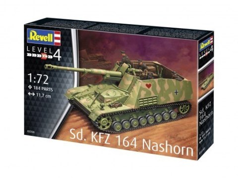 Model plastikowy Sd.Kfz. 164 Nashorn 1/72 Revell Model plastikowy Sd.Kfz. 164 Nashorn 1/72 Revell