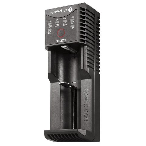 Ładowarka akumulatorowa power bank UC-100C do akumulatorów Li-ion oraz Ni-MH EverActive Ładowarka akumulatorowa power bank UC-100C do akumulatorów Li-ion oraz Ni-MH EverActive