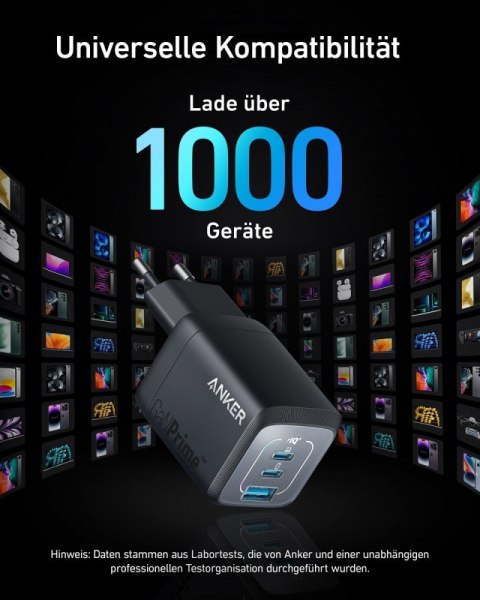 Ładowarka sieciowa Prime 735 67W 2xUSB-C 1xUSB-A Czarna Anker