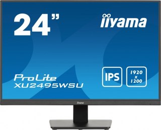 Monitor 24 cale XU2495WSU-B7 IPS,16:10,300cd,4ms,HDMI,DP,3xUSB(3.2), 1xUSB-c,2x2W,FlickerFree IIYAMA