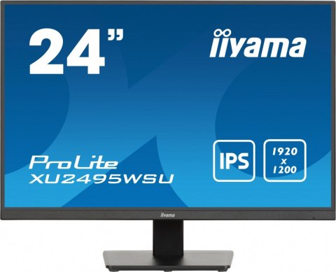 Monitor 24 cale XU2495WSU-B7 IPS,16:10,300cd,4ms,HDMI,DP,3xUSB(3.2), 1xUSB-c,2x2W,FlickerFree IIYAMA