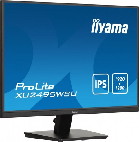 Monitor 24 cale XU2495WSU-B7 IPS,16:10,300cd,4ms,HDMI,DP,3xUSB(3.2), 1xUSB-c,2x2W,FlickerFree IIYAMA
