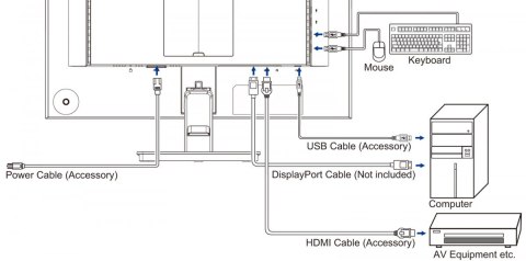 Monitor 24 cale XU2495WSU-B7 IPS,16:10,300cd,4ms,HDMI,DP,3xUSB(3.2), 1xUSB-c,2x2W,FlickerFree IIYAMA