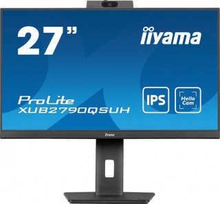 Monitor 27 cali XUB2790QSUH-B1 IPS,QHD,CAM,MIC,HDMI,DP,3xUSB(3.2), 100Hz,ADAPTIVE SYNC,FlickerFree,2x2W,WINDOWS HELLO IIYAMA