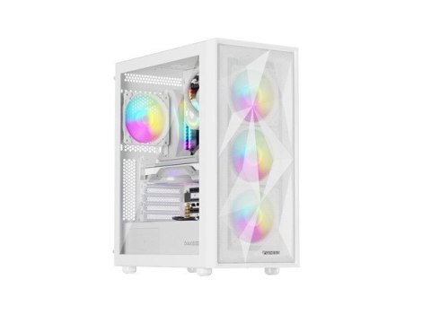 Obudowa Genesis Diaxid 605 ARGB MIDI TOWER USB-C Biała Natec