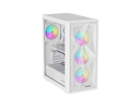 Obudowa Genesis Diaxid 605 ARGB MIDI TOWER USB-C Biała Natec Obudowa Genesis Diaxid 605 ARGB MIDI TOWER USB-C Biała Natec