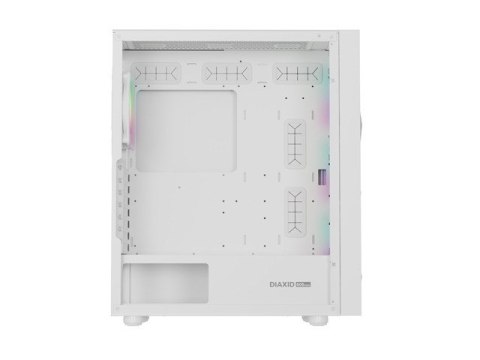 Obudowa Genesis Diaxid 605 ARGB MIDI TOWER USB-C Biała Natec Obudowa Genesis Diaxid 605 ARGB MIDI TOWER USB-C Biała Natec