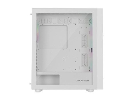 Obudowa Genesis Diaxid 605 ARGB MIDI TOWER USB-C Biała Natec Obudowa Genesis Diaxid 605 ARGB MIDI TOWER USB-C Biała Natec