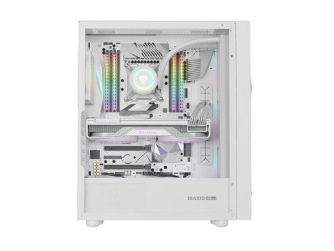 Obudowa Genesis Diaxid 605 ARGB MIDI TOWER USB-C Biała Natec Obudowa Genesis Diaxid 605 ARGB MIDI TOWER USB-C Biała Natec