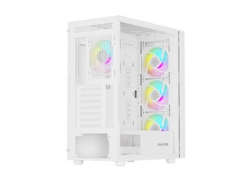 Obudowa Genesis Diaxid 605 ARGB MIDI TOWER USB-C Biała Natec Obudowa Genesis Diaxid 605 ARGB MIDI TOWER USB-C Biała Natec