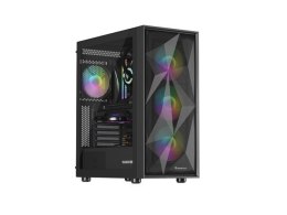 Obudowa Genesis Diaxid 605 ARGB MIDI TOWER USB-C Czarna Natec