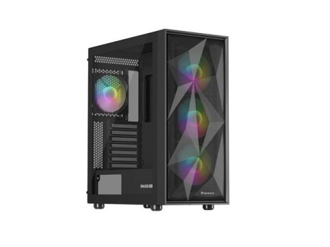 Obudowa Genesis Diaxid 605 ARGB MIDI TOWER USB-C Czarna Natec Obudowa Genesis Diaxid 605 ARGB MIDI TOWER USB-C Czarna Natec