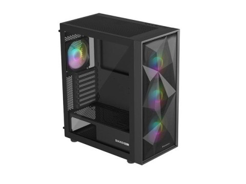 Obudowa Genesis Diaxid 605 ARGB MIDI TOWER USB-C Czarna Natec Obudowa Genesis Diaxid 605 ARGB MIDI TOWER USB-C Czarna Natec
