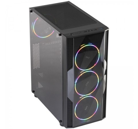 Obudowa gamingowa PC MS FIGHTER V315 Czarna MS Obudowa gamingowa PC MS FIGHTER V315 Czarna MS