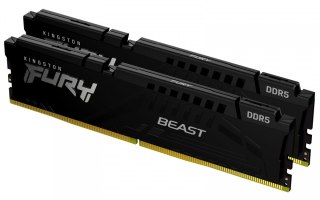 Pamięć DDR5 Fury Beast EXPO 32GB(2*16GB)/6400 CL32 czarna Kingston