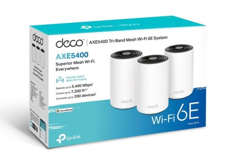 Router Deco XE75(3-pack) System WiFi 6E AXE5400 TP-LINK Router Deco XE75(3-pack) System WiFi 6E AXE5400 TP-LINK