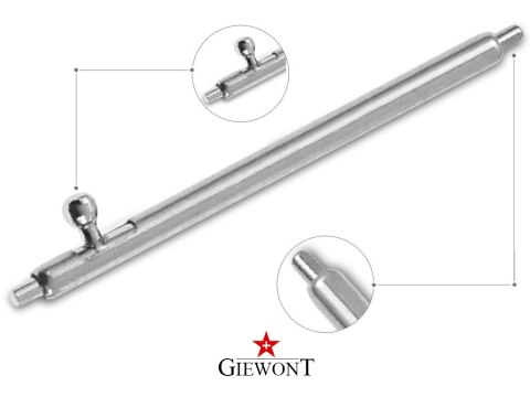 Teleskop GIEWONT Stalowy 22 mm do Pasek/Bransoleta SMARTWATCH GWT22 Teleskop GIEWONT Stalowy 22 mm do Pasek/Bransoleta SMARTWATCH GWT22