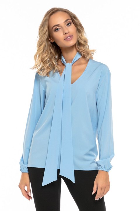Bluzka Model T244/3 Light Blue - Tessita Bluzka Model T244/3 Light Blue - Tessita