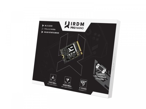 Dysk SSD IRDM PRO NANO M.2 2230 1TB 7300/6000 GOODRAM Dysk SSD IRDM PRO NANO M.2 2230 1TB 7300/6000 GOODRAM
