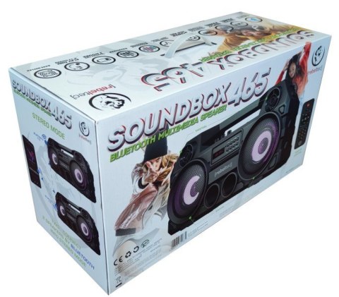 Głośnik Bluetooth FM/USB SoundBox 465 TWS Rebeltec Głośnik Bluetooth FM/USB SoundBox 465 TWS Rebeltec