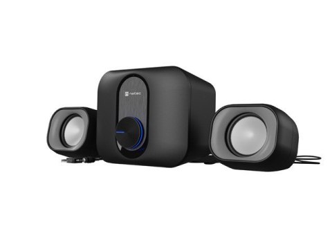 Głośniki PUG 11W RMS 2.1 Czarne Natec Głośniki PUG 11W RMS 2.1 Czarne Natec