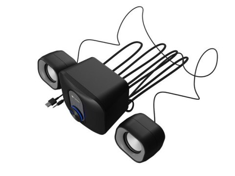 Głośniki PUG 11W RMS 2.1 Czarne Natec Głośniki PUG 11W RMS 2.1 Czarne Natec