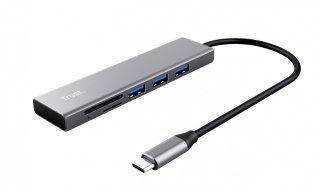 HUB Halyx Fast USB-C czytnik kart Trust