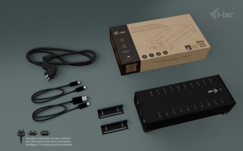 I-tec USB-C/USB-A Metal Charging + data HUB 15W per port 20x USB-C I-tec I-tec USB-C/USB-A Metal Charging + data HUB 15W per port 20x USB-C I-tec