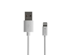 Kabel Lightning (M)->USB-A(M) 1m MFI Prati Biały Natec