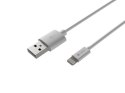 Kabel Lightning (M)->USB-A(M) 1m MFI Prati Biały Natec
