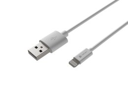 Kabel Lightning (M)->USB-A(M) 1m MFI Prati Biały Natec