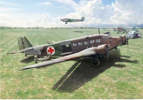 Model plastikowy Ju-52/3m 1/72 Italeri Model plastikowy Ju-52/3m 1/72 Italeri