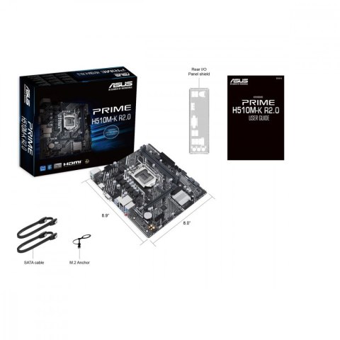 Płyta główna PRIME H510M-K s1200 R2.0 2DDR4 HDMI mATX Asus Płyta główna PRIME H510M-K s1200 R2.0 2DDR4 HDMI mATX Asus