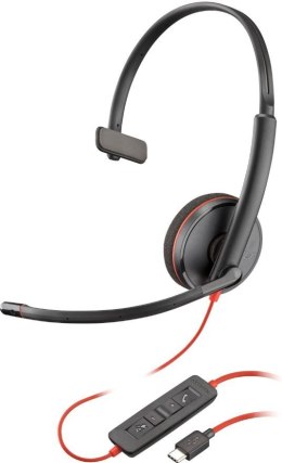 Słuchawki Blackwire 3210 Mono USB-C/A 8X214AA POLY