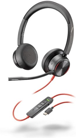 Słuchawki Blackwire 8225 Stereo USB-C/A 8X223AA POLY