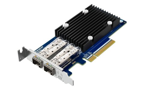 Dwuportowa sieciowa karta rozszerzeń QXG-10G2SF-X710 10GbE d-p SFP+ network expand card QNAP Dwuportowa sieciowa karta rozszerzeń QXG-10G2SF-X710 10GbE d-p SFP+ network expand card QNAP