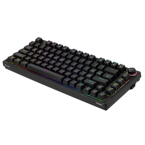 Klawiatura mechaniczna bezprzewodowa PHENIX Gateron Red Pro, ABS Savio