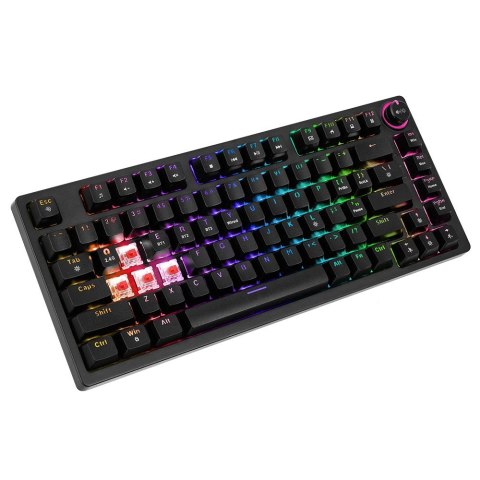 Klawiatura mechaniczna bezprzewodowa PHENIX Gateron Red Pro, ABS Savio