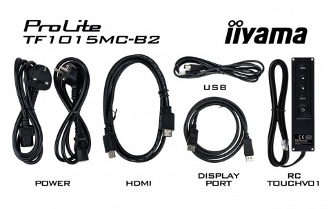Monitor 10 cali TF1015MC-B3 POJ.10PKT, PIANKA, HDMI, DP IIYAMA