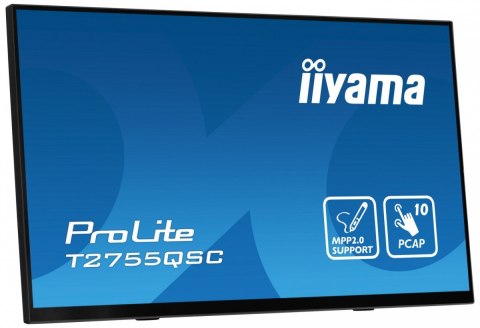 Monitor 27 cali T2755QSC-B1 Dotyk, USB, HDMI, IPS, QHD IIYAMA