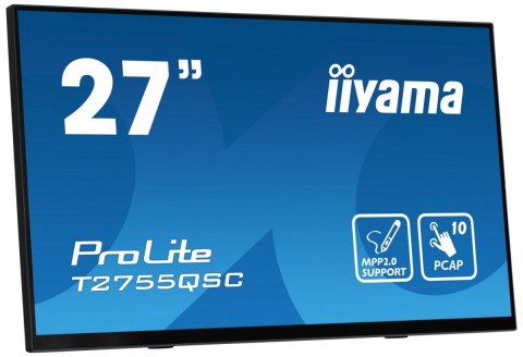 Monitor 27 cali T2755QSC-B1 Dotyk, USB, HDMI, IPS, QHD IIYAMA